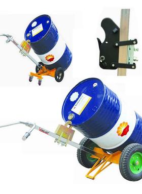 大轮机械式油桶车多功能低位油桶车搬运车不锈钢油桶搬运小车