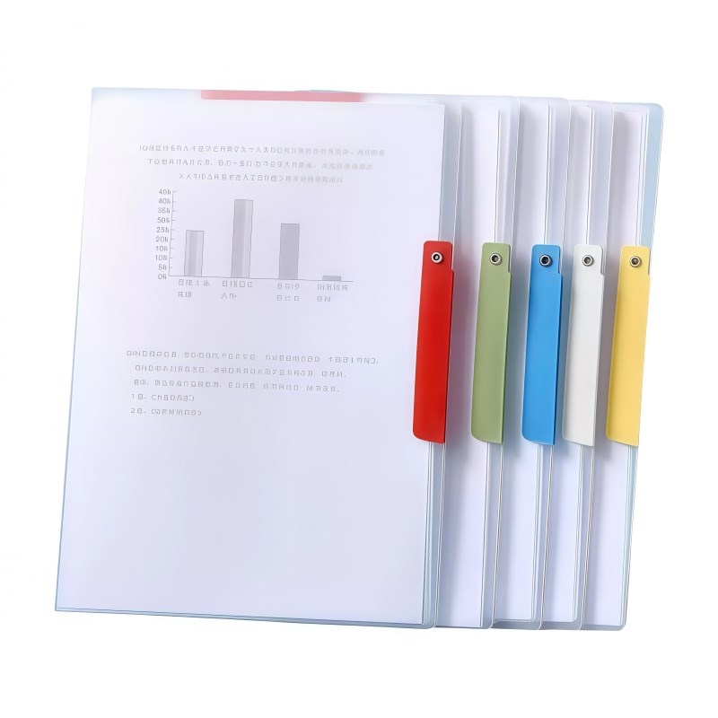 A3双拉杆试卷夹升级侧开 扣式旋转拉杆夹收纳抽杆文件资料开