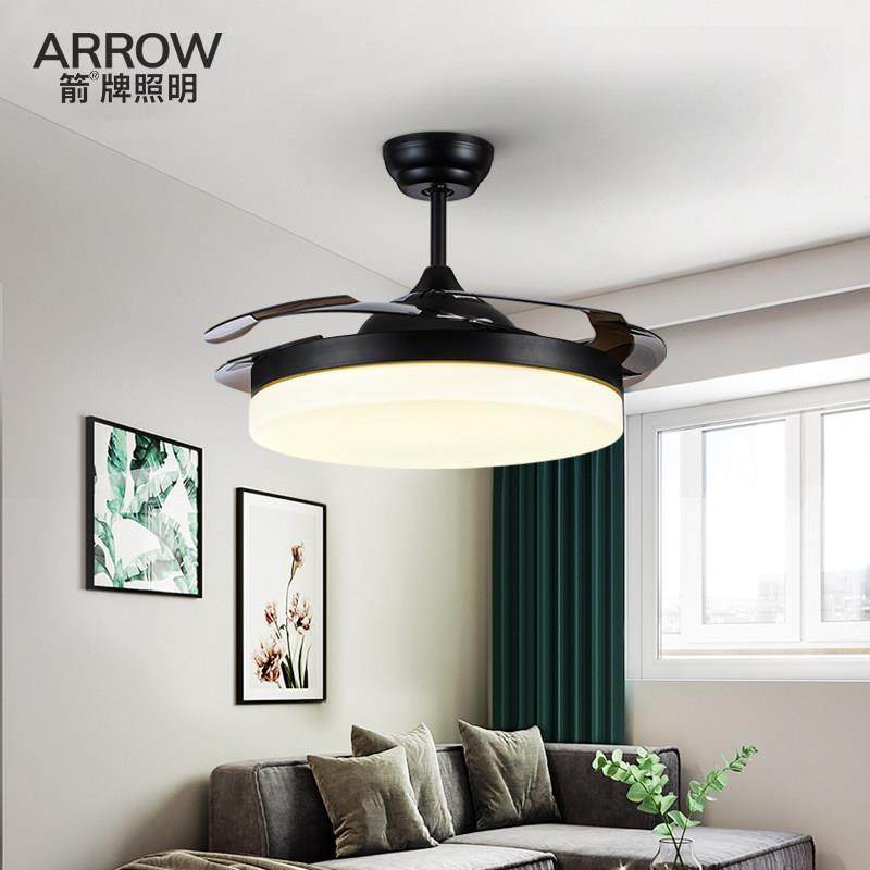 【五折/不包安装】 隐形扇吊扇灯客厅饭厅卧室吊扇灯吊灯吊扇灯Q