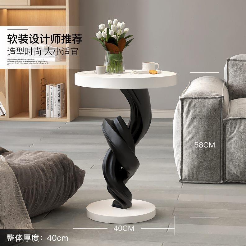 轻奢高档艺术大型客厅落地摆件装饰电视柜旁沙发边几茶几乔迁礼物