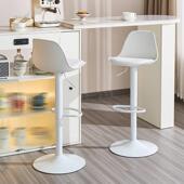 吧台椅家用高脚凳升降椅子商用酒吧凳子前台靠背高吧凳收银柜台吧