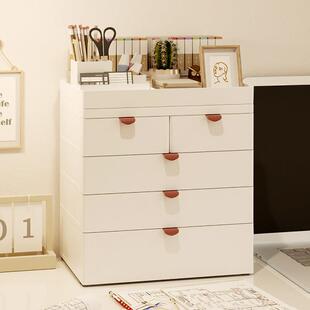 桌面收纳盒子学生宿舍书桌抽屉式杂物储物文件置物架化妆品整理箱