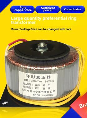 380V220V转12V24V36V48V100V110V220V功放环形变压器环牛隔离电源