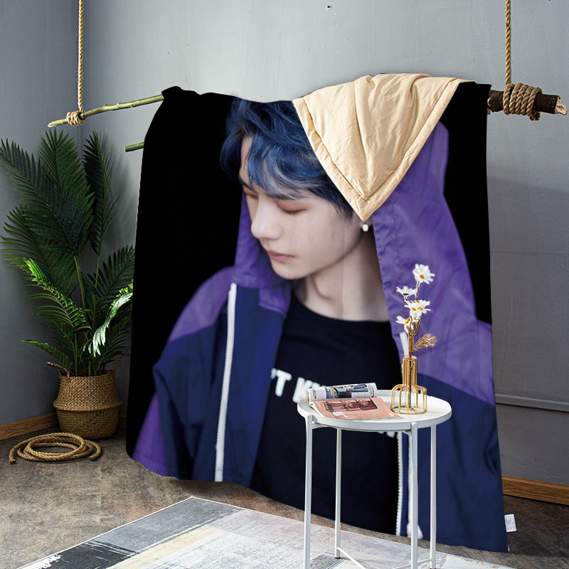 来图定制明星肖战纯棉夏凉被四件套单人学生空调被薄被子可机洗