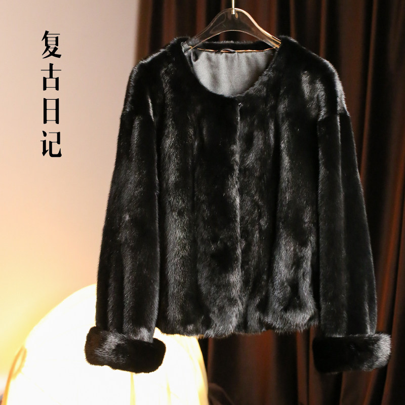 复古日记冬季新品国风女装外套25hw945