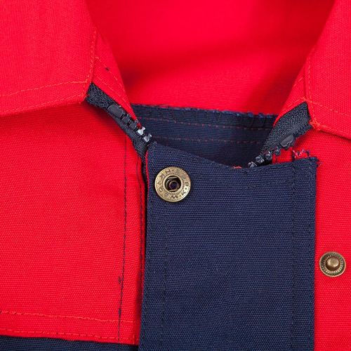 春秋长袖工作服上衣男女工装劳保服电焊汽修工作服套装工人打折