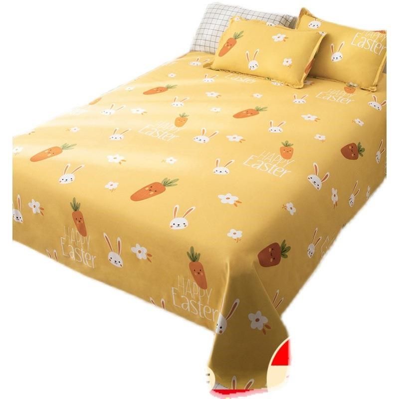 1米2床单宿舍单人大学生寝室专用学校1.2米水洗棉被单单件上下铺