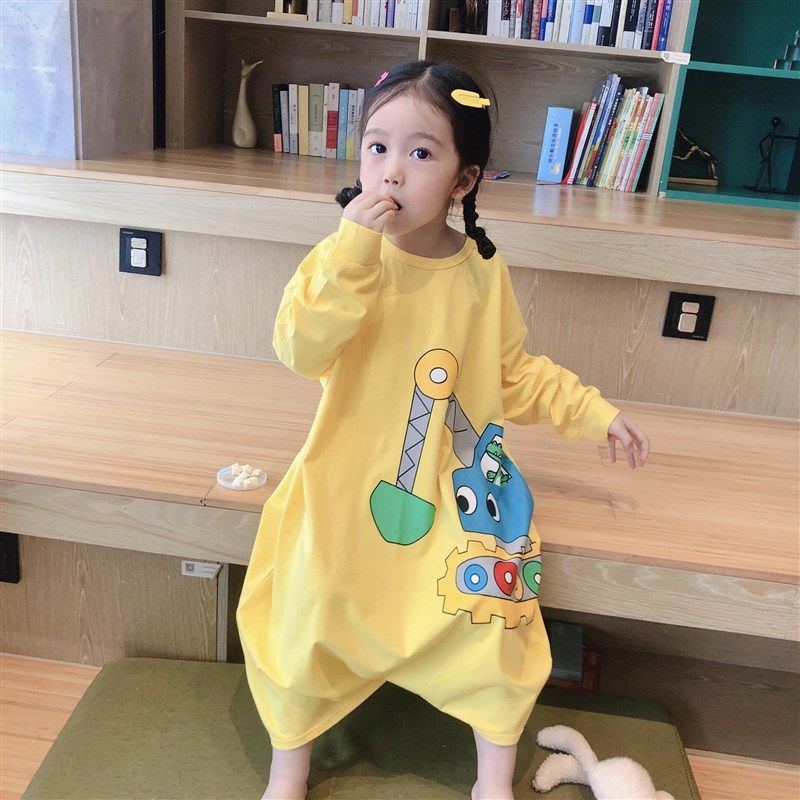 儿童长袖卡通连体睡衣女孩白雪公主睡裙纯棉粉色仙女裙男童家居服,童装/婴儿装/亲子装,家居裙/睡裙,淘宝优惠券,粉丝福利购,淘宝优惠卷