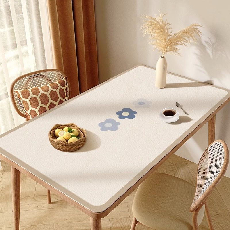 餐桌垫免洗防水防油防烫pvc书桌垫皮革隔热轻奢高级感茶几垫桌布,居家布艺,桌布,淘宝优惠券,粉丝福利购,淘宝优惠卷