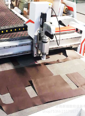 厂家直销振动刀皮革切割机 高速数控电脑裁床 高频震动刀切割机