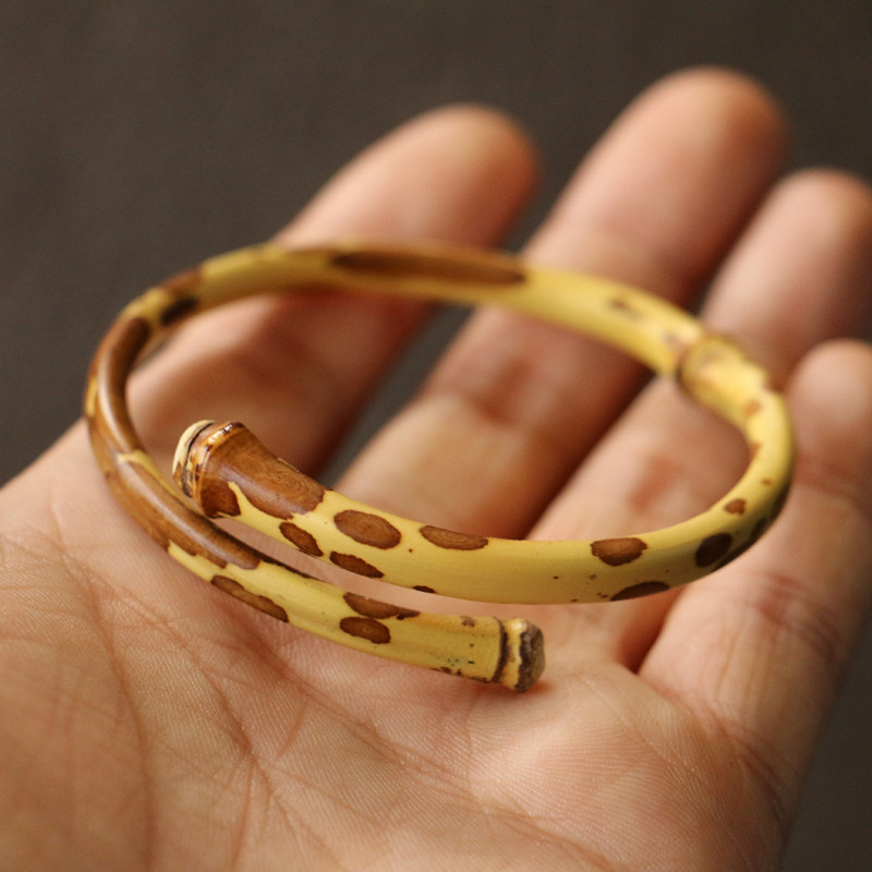 精品纯手工制作天然梅妃竹文玩女士手镯竹枝手环手链配饰竹雕手串,特色手工艺,竹编/竹雕,淘宝优惠券,粉丝福利购,淘宝优惠卷