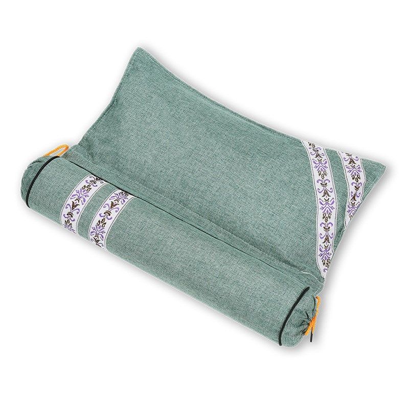 艾草颈椎枕头修复护颈椎睡觉专用圆柱枕曲度矫正安神助睡眠连体枕,床上用品,功能枕/保健枕/养生枕,淘宝优惠券,粉丝福利购,淘宝优惠卷