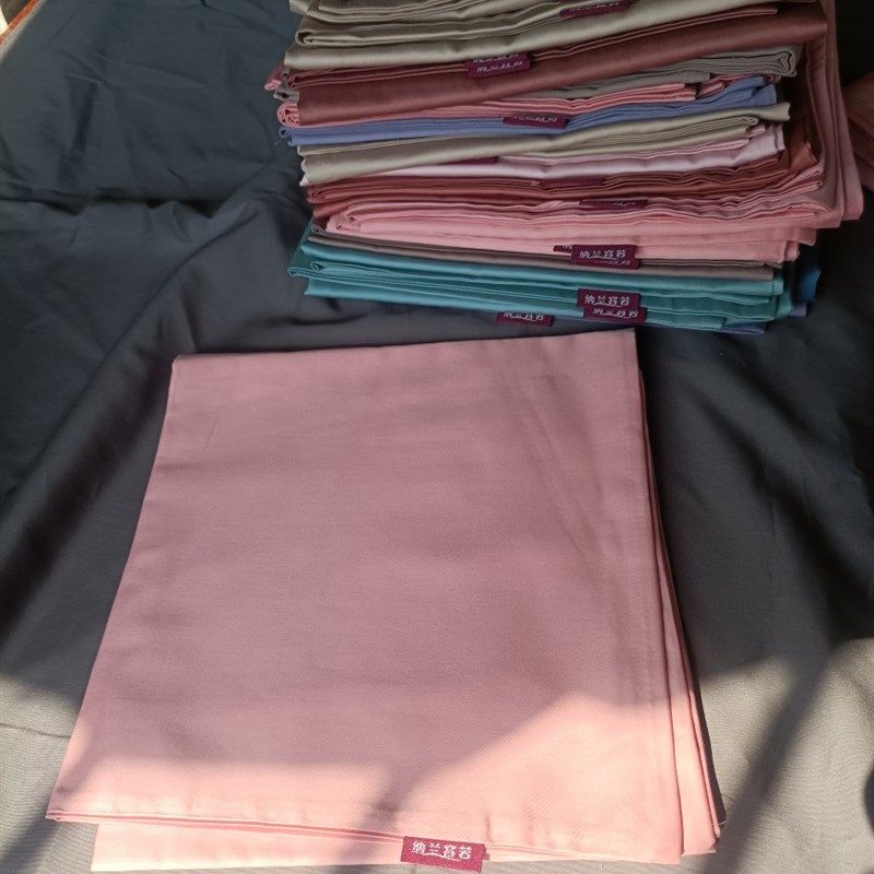 60支长绒棉枕套全棉纯棉信封枕48*74枕头套学生单人