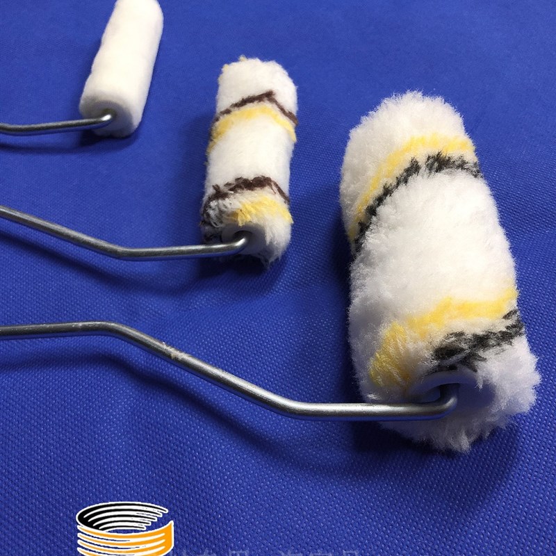臻辅材拇指4寸滚筒滚芯油漆涂料乳胶漆辅助修补滚筒刷船用边角刷