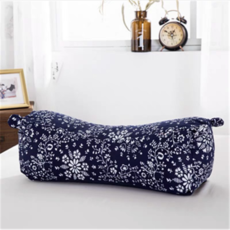 纯棉粗布手工老虎头枕头保护颈椎安神助睡眠按摩虎头枕荞麦壳枕头