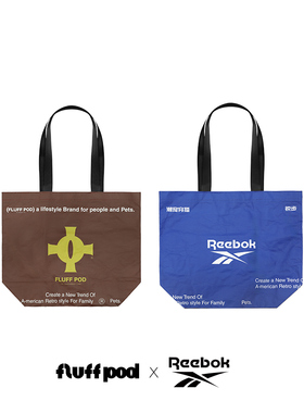 fluff pod抚拍 x Reebok锐步宠物联名周边 潮宠编织购物袋