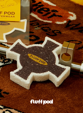 fluff pod抚拍品牌周边 可爱唰唰布洗碗百洁布（任意2件75折）