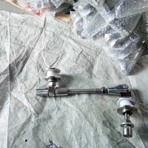 304不锈钢开启窗玻璃幕墙雨棚配件钢结构梁拉杆锁头驳接头开窗器