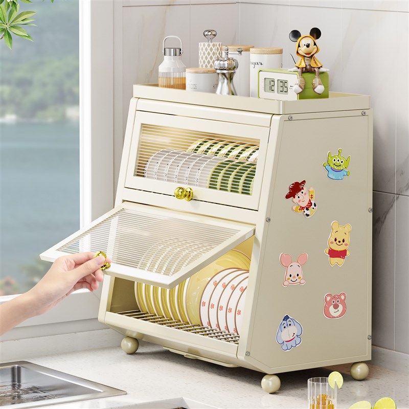 防尘厨房碗柜置物架台面碗碟沥水架碗筷盘餐具收纳架储物柜碗架子,厨房/烹饪用具,碗架,淘宝优惠券,粉丝福利购,淘宝优惠卷