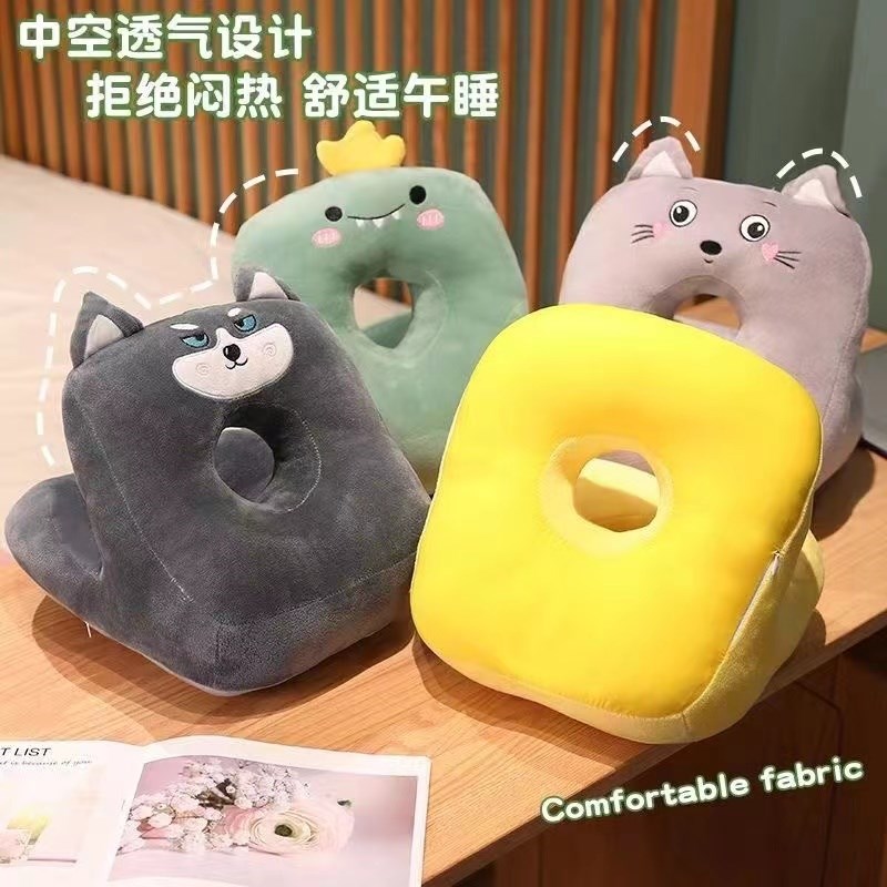 小学生午睡枕办公室趴趴枕睡觉枕头靠桌上抱枕教室枕头午休神器女