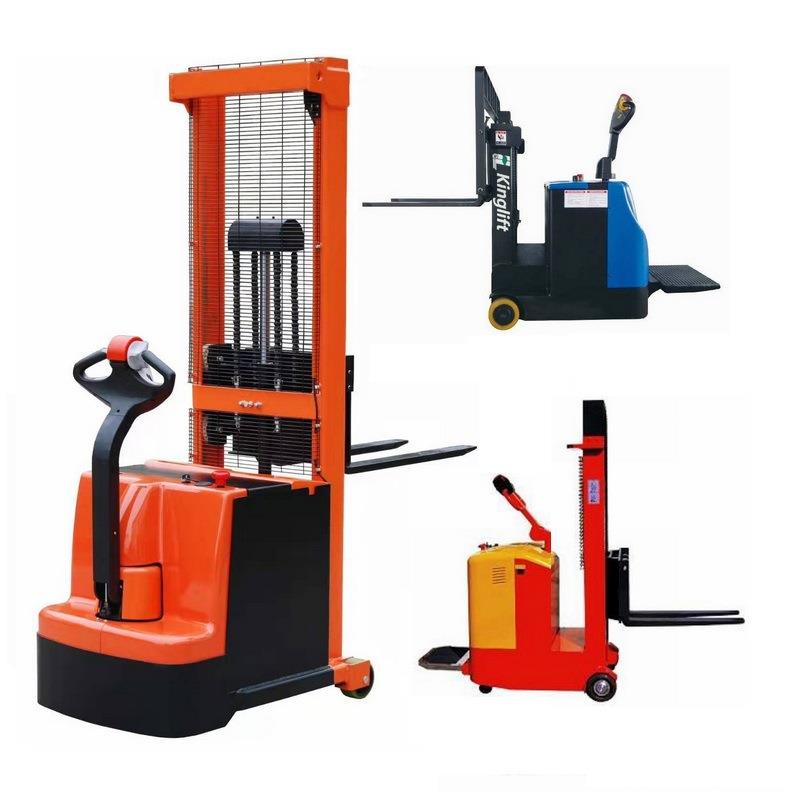 平衡重式堆高车配重式电动叉车全电动堆高车无腿步行式平衡重