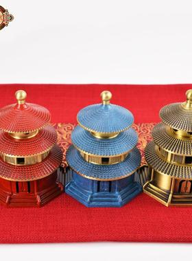 宏达 黄铜压铸小号故宫香炉 创意铜器香炉礼品摆件