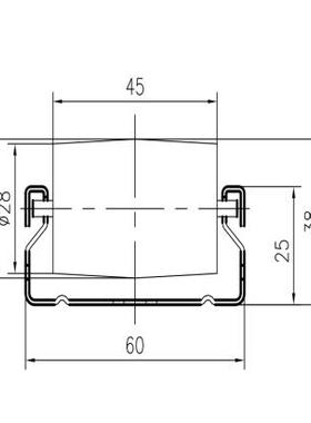 60宽15*42直径细小轮流利条/小60F加强钣金流利条/滑轨/无动力滚