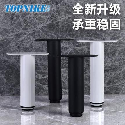 顶耐可调节伸缩排骨架床腿加固支撑脚T形铁床架家具腿支撑柱边脚