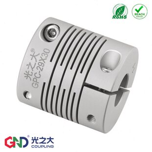 槽连轴编码器线步进联轴器器性平大沟PC之光伺服电机G行式弹丝杆