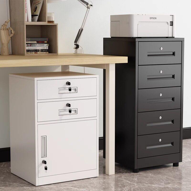 铁皮文件柜密码矮柜办公