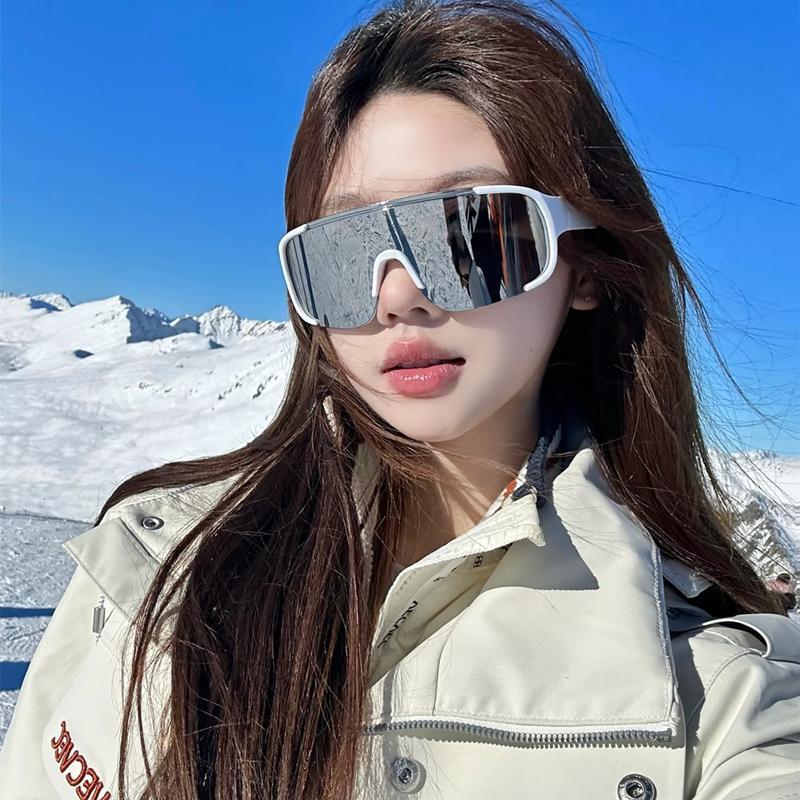 新款大框户外运动眼镜男滑雪登山防风遮阳太阳镜骑行护目墨镜女潮