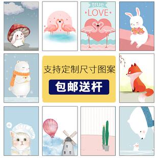 饰隔断帘家用浴室洗手间温馨半帘防窥免打孔挂帘 门帘布帘卧室装