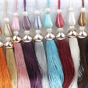 装饰帘子布料窗帘流苏穗花边桌旗配饰球头小配件小挂件小挂件吊