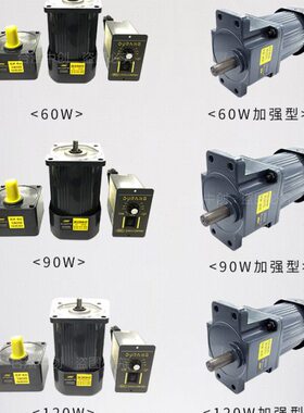 W60调速电机9齿轮40W流W151840W612000WRGWWW0N交25W减速马达W250