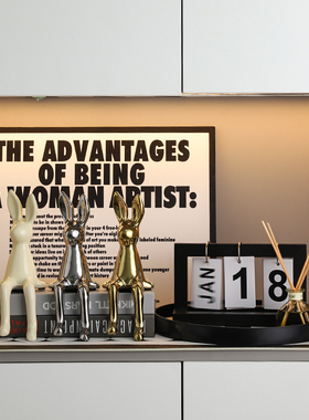 轻奢入户玄关摆件家居q饰品餐边柜客厅电视柜钥匙收纳托盘档软装