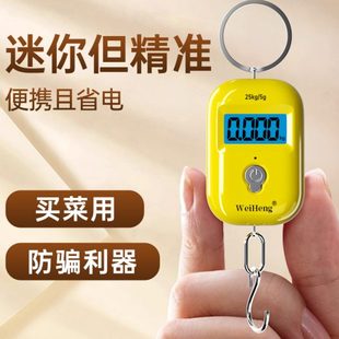 吊秤弹簧秤家用钩称随身称克 精准迷你手提电子秤高精度小型便携式
