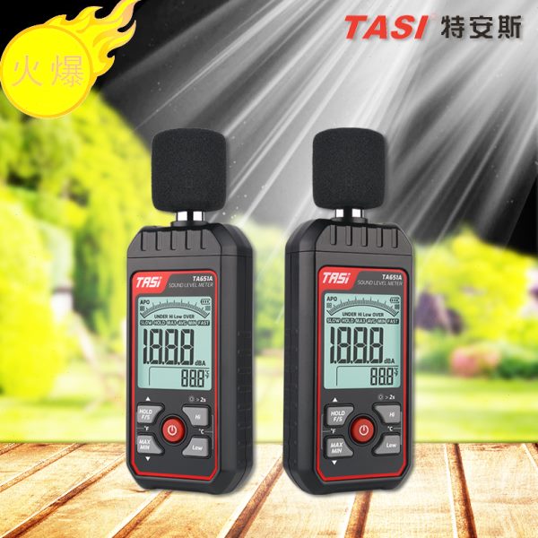 特安斯TA651A/B高精度数字噪音计声级计广场场馆噪声分贝测量仪