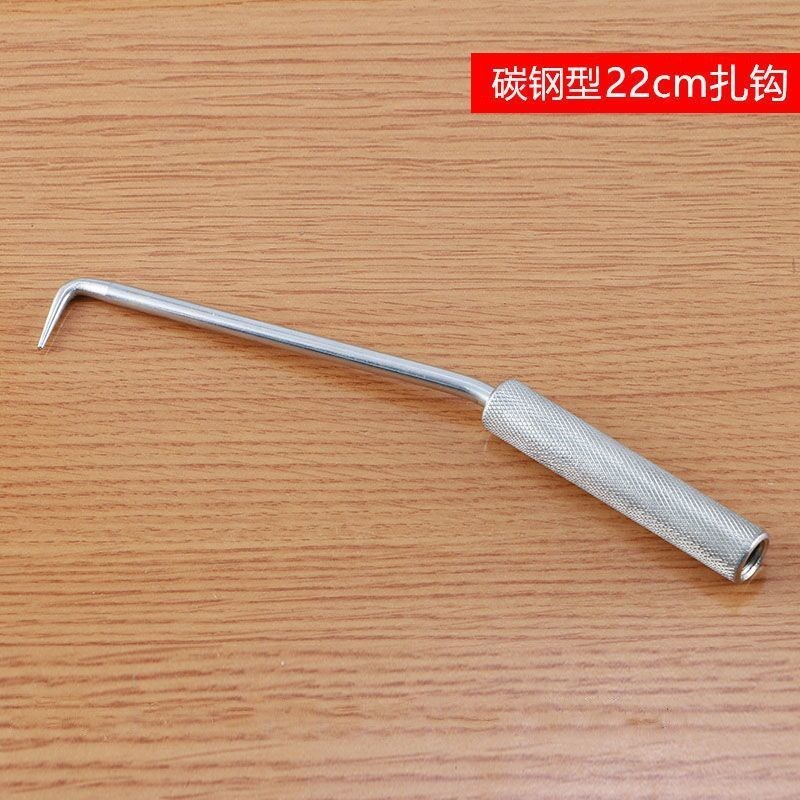 拧铁丝神器半自动钢筋勾高硬度螺纹扎丝钢筋工专R用扎钩扎铁丝工