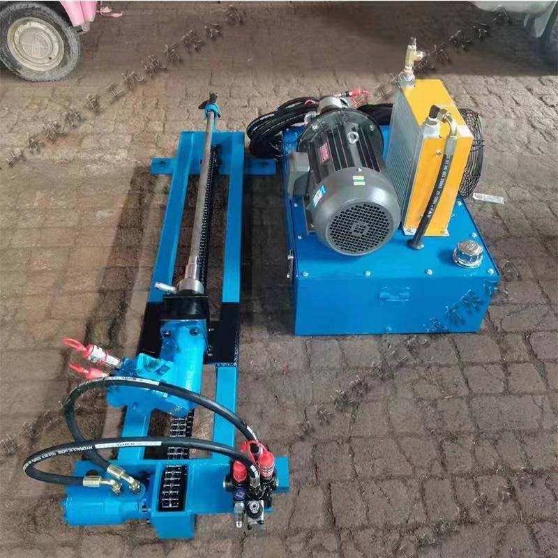横穿过路铺设电缆钻孔机小型电动水平地下钻眼机液压型顶管机