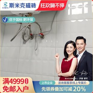 斯米克瓷砖300x450客厅厨房卫生间浴室阳台墙砖地砖亮光面包砖