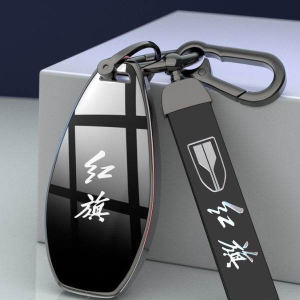 2023款红旗hs5钥匙套h5汽车用品h9装饰eqm5专用改装hs3配件壳扣包