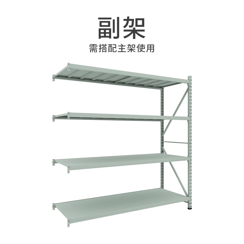 灰绿色加厚货架j仓储置物架多层仓库地下室展示架超强承重铁架子