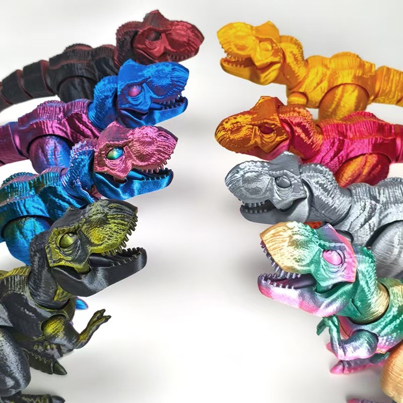 3D打印恐龙霸王龙仿真恐龙模型创意摆件I玩具关节可动儿童生日礼