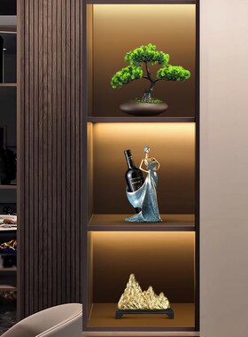 新中式老板办公室公司背景柜摆件高端大气上档次办公桌.高档工艺