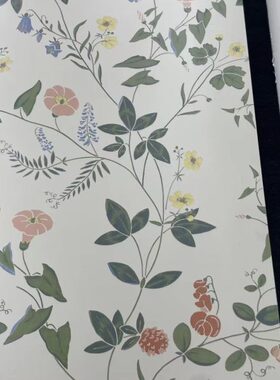 卫生间瓷砖花砖0墙裙连绿色20墙砖x1奶油法式花片纹600厕所玄关风