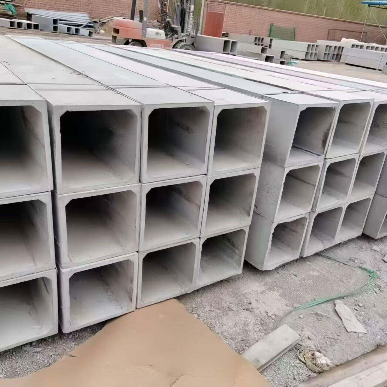住宅楼方管水泥排烟管厂家直销水泥烟道成品厨房混凝土排气通风管