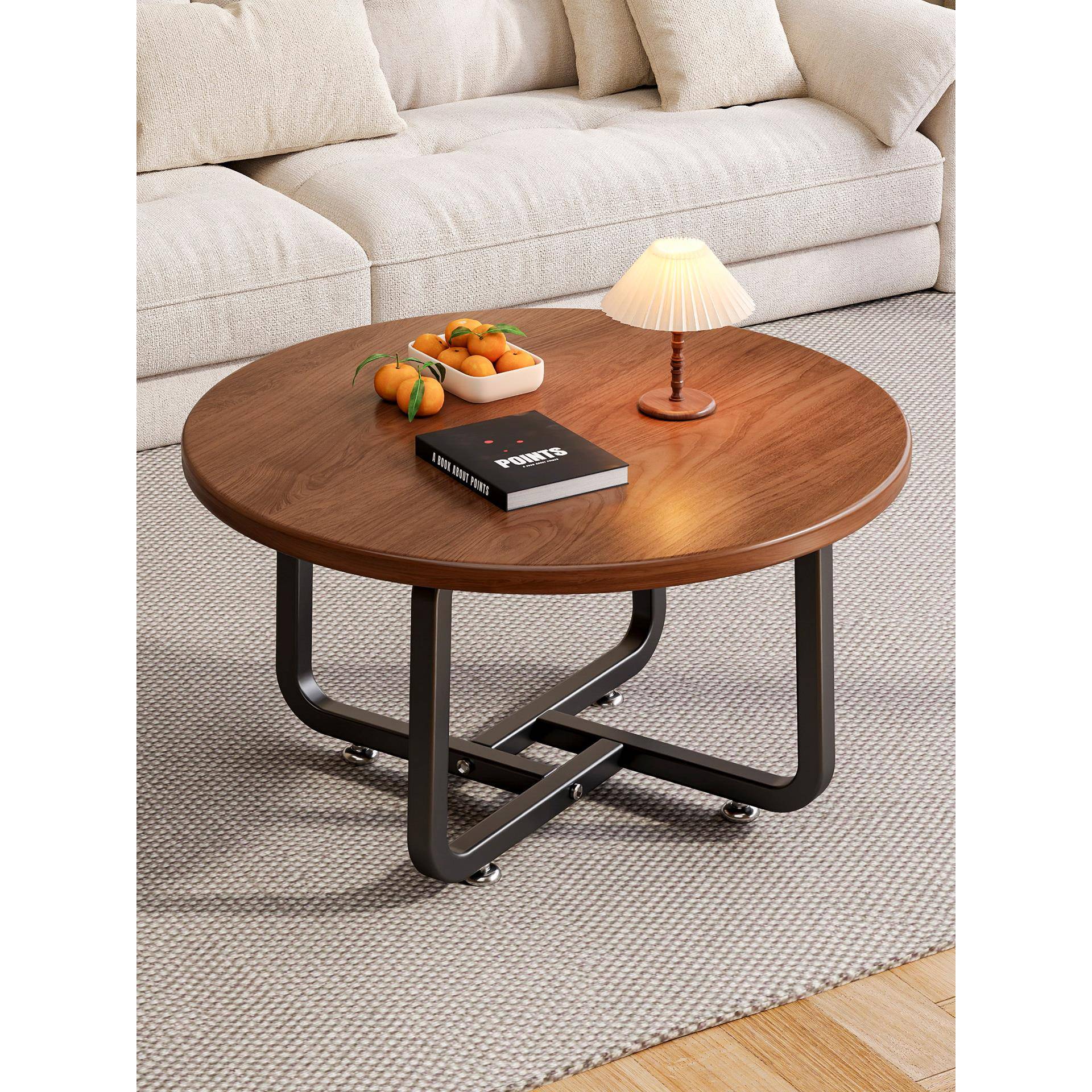 沙发边几家用小户型茶桌茶几小桌子圆形阳台客厅卧室床头柜置物架