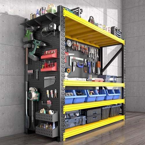 货架洞洞板五金工具架仓储货架多层置物架工具柜挂钩收纳整理架子