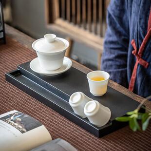 茶杯架干泡盘茶道配件家用茶具置物架子简约功夫茶沥水收纳客厅