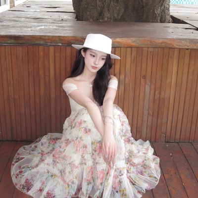 Layyyy气质网纱蓬蓬大裙摆半身裙